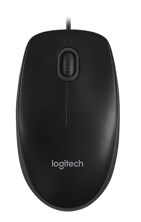 Mouse Logitech Óptico B100, Alámbrico, USB, 800DPI, Negro