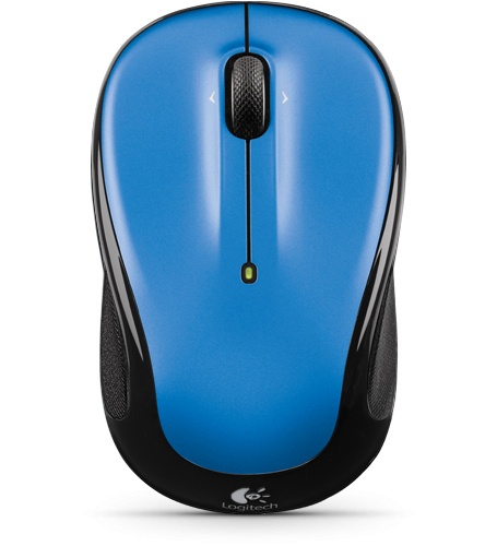 Mouse Logitech Óptico M325, Inalámbrico, Bluetooth, 1000DPI, Azul/Negro