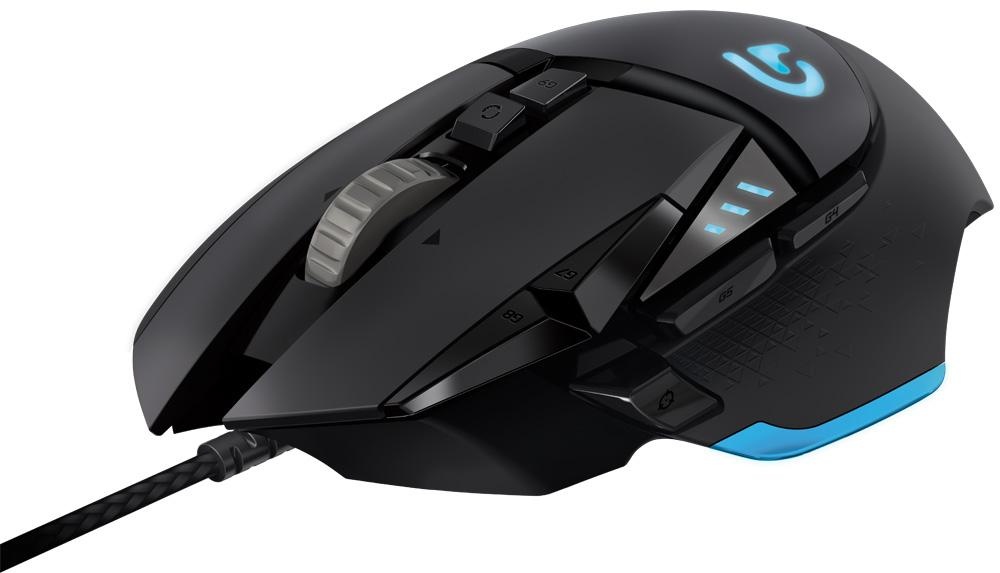 Mouse Gamer Logitech Óptico G502 Proteus Core, Alámbrico, 12.000DPI, USB, Negro