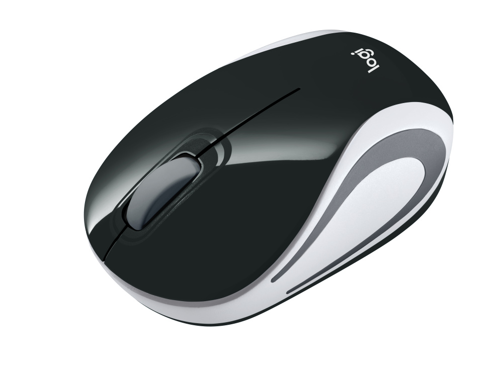 Mouse Logitech Óptico M187, Inalámbrico, USB-A, 1000DPI, Negro/Blanco