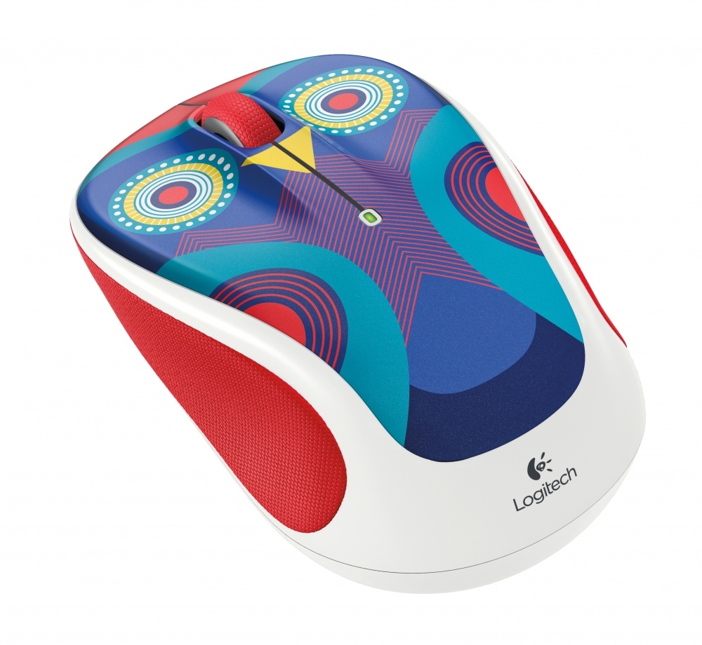 Mouse Logitech Óptico M317c, Inalámbrico, 1000DPI, Ophelia Owl