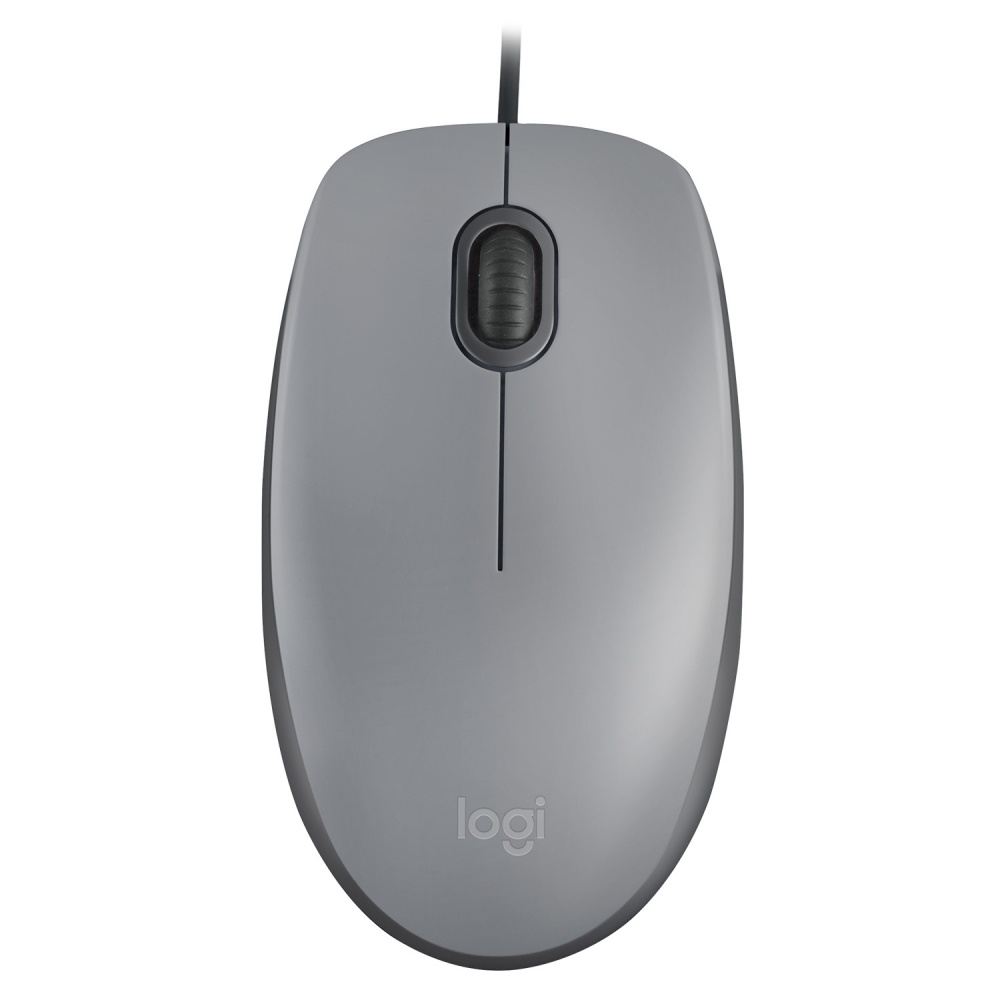 Mouse Logitech Óptico M110 Silent, Alámbrico, USB, 1000DPI, Gris