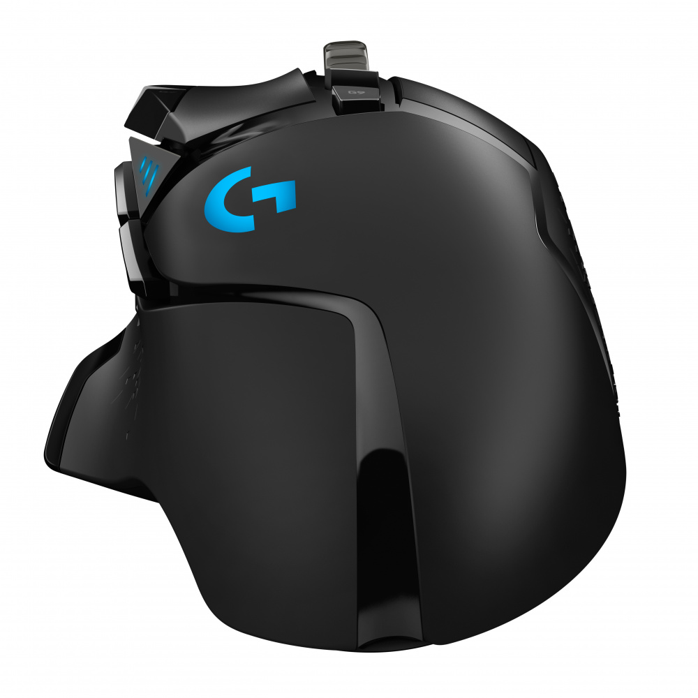 Mouse Gamer Ergonómico Logitech Óptico G502 Hero RGB, Alámbrico, USB, 16.000DPI, Negro ― Abierto