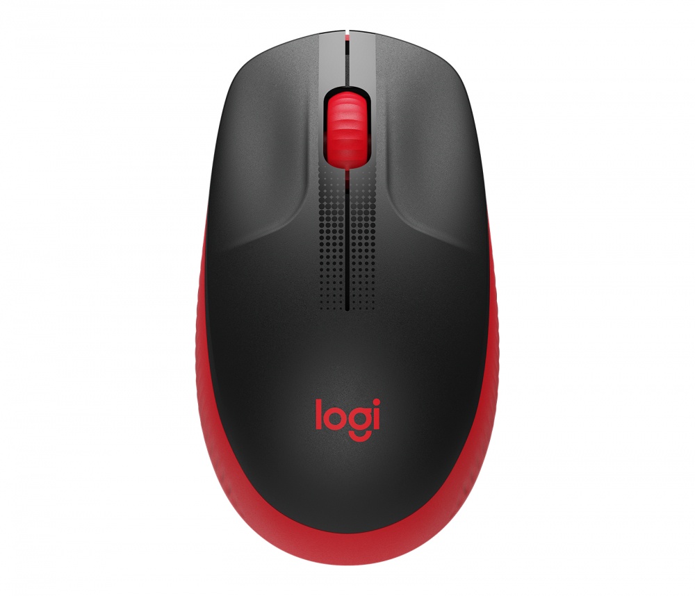 Mouse Logitech Óptico Logitech M190, RF Inalámbrico, 1000DPI, Rojo
