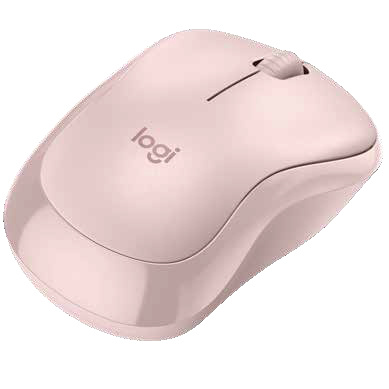 Mouse Logitech Óptico M220 Silent, Inalámbrico, USB A, 1000DPI, Rosa