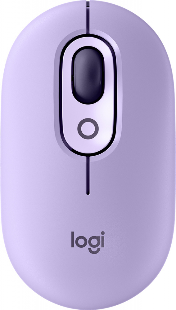 Mouse Logitech Óptico POP, Inalámbrico, Bluetooth, 4000DPI, Morado