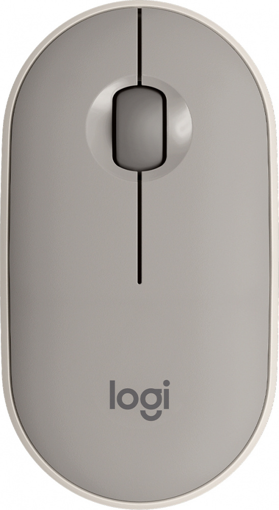 Mouse Logitech Óptico Pebble M350, Inalámbrico, Bluetooth, 1000DPI, Arena