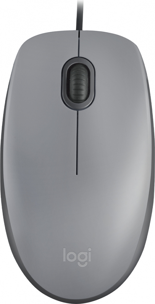 Mouse Logitech Óptico M110 Silent, Alámbrico, USB A, 1000DPI, Gris