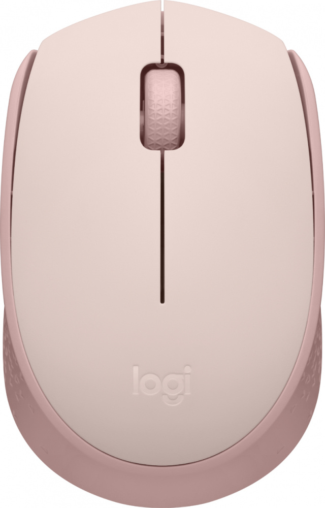 Mouse Ergonómico Logitech M170, Inalámbrico, Óptico, 1.000DPI, RF Inalámbrico, Rosa