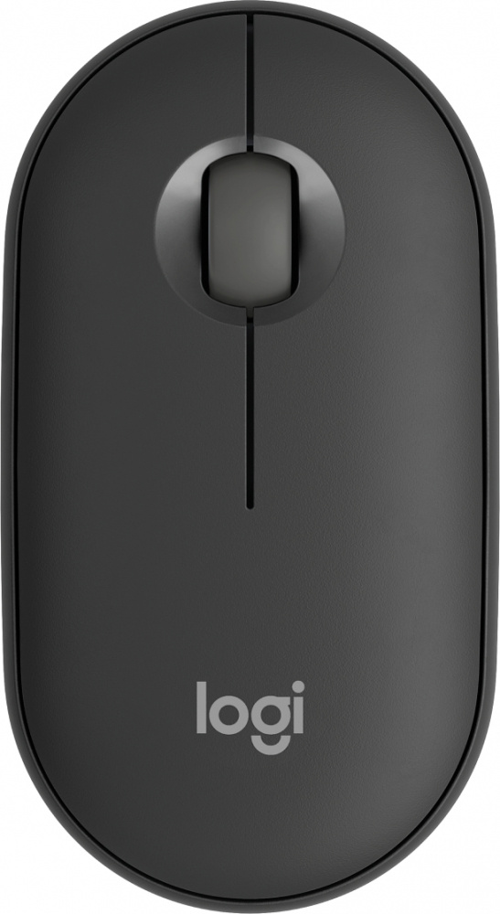 Mouse Logitech Óptico Pebble 2 M350s, Inalámbrico, RF + Bluetooth, 4000DPI, Grafito