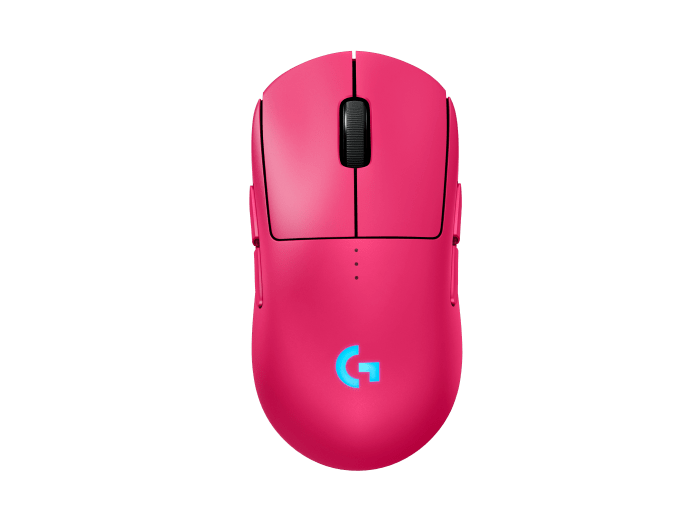 Mouse Gamer Logitech PRO 2 LIGHTSPEED, Inalámbrico, Óptico, 44.000DPI, RF Wireless/USB-C, Rosa