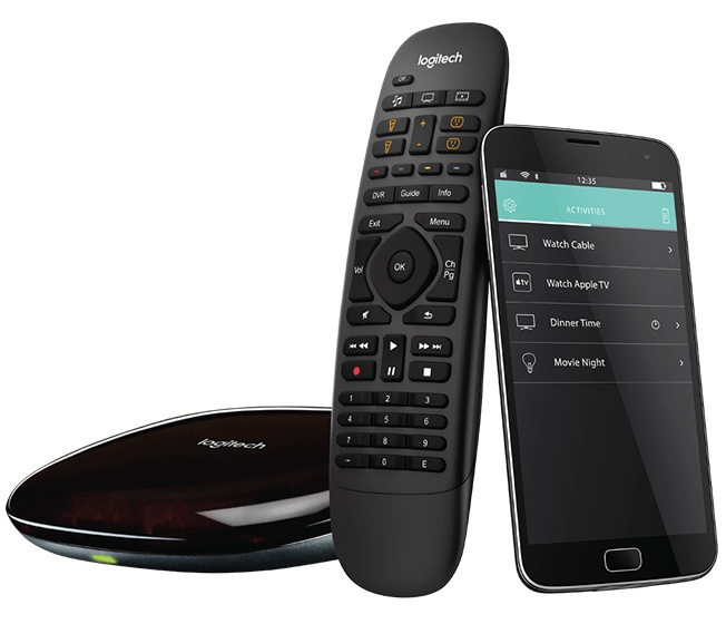 Logitech Control Remoto Smart Harmony Companion, WiFi, Negro