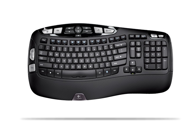Teclado Logitech K350, Inalámbrico, USB, Negro (Inglés)