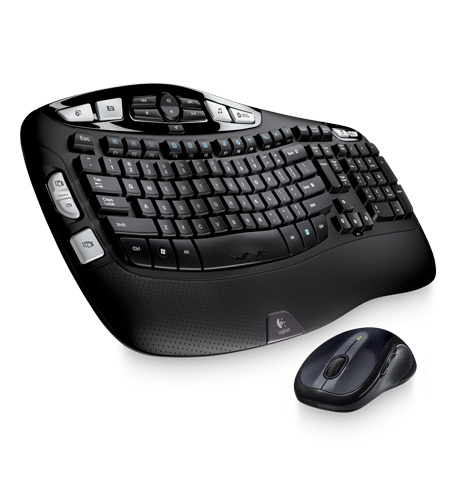 Kit de Teclado y Mouse Logitech MK550, Inalámbrico, USB, Negro (Inglés)