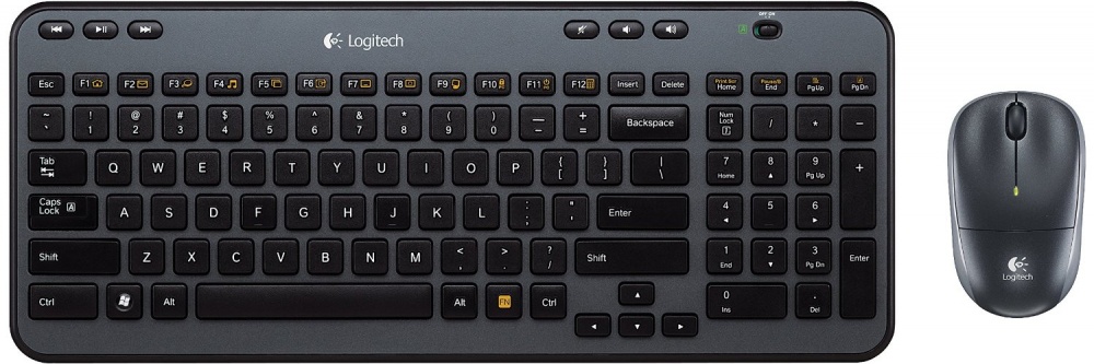 Teclado Logitech MK360, Inalámbrico, USB, Negro (Inglés)