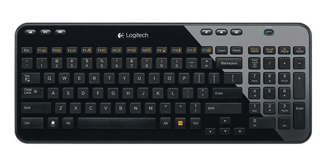 Teclado Logitech MK360, Inalámbrico, USB, Negro (Inglés)