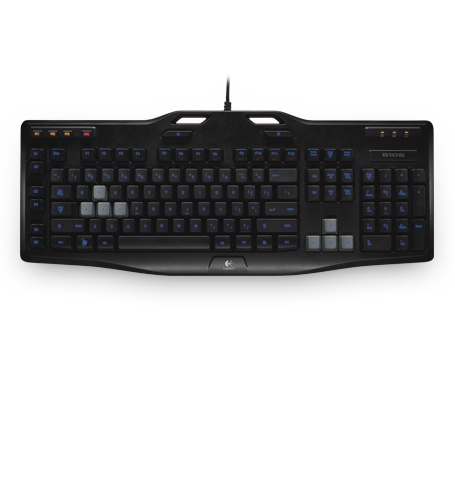Teclado Gamer Logitech G105, Alámbrico, USB, Negro (Inglés)