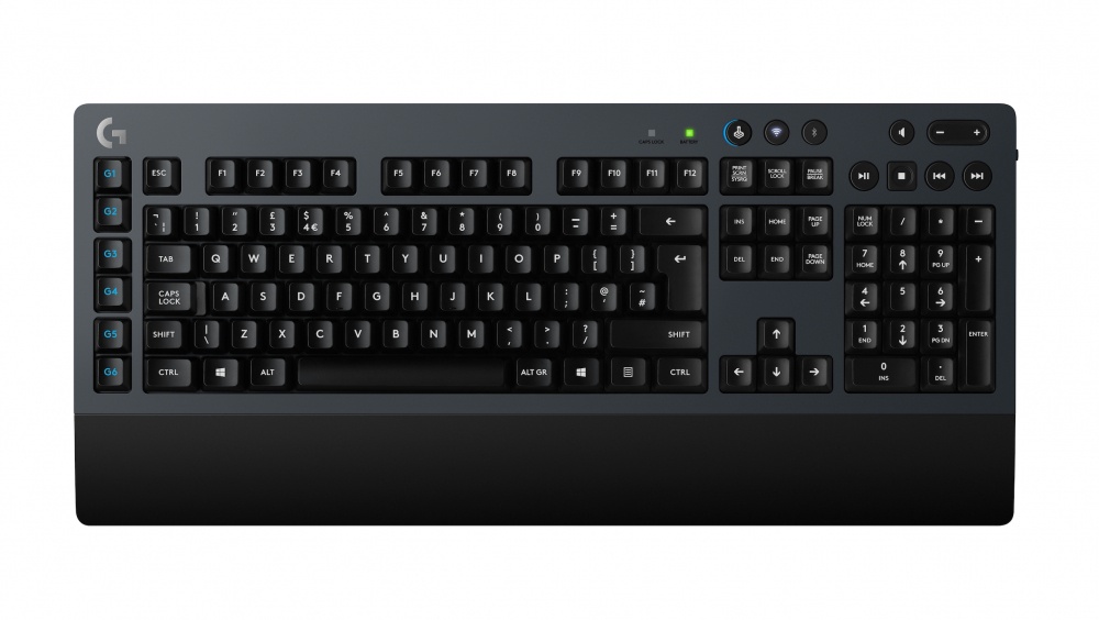 Teclado Logitech G613, Inalámbrico, RF Wireless + Bluetooth, Negro (Inglés)