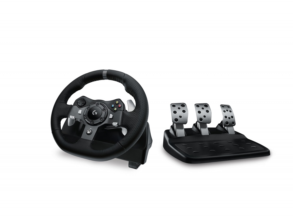 Logitech Volante G920 Racing Wheel, Alámbrico, USB 2.0, para PC/Xbox One