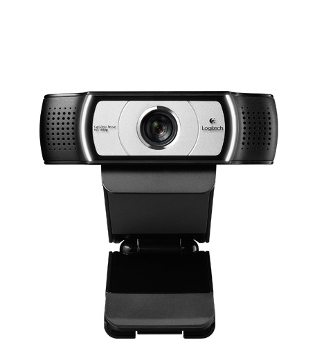 Logitech Webcam con Micrófono C930e, Full HD, 1920 x 1080 Pixeles, USB, Negro