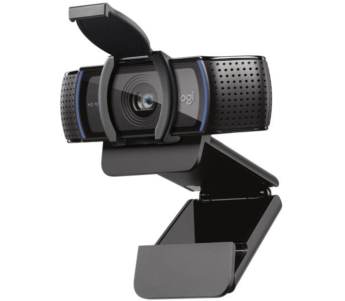 Logitech Webcam C920e, 1920 x 1080 Pixeles, USB 3.2, Negro