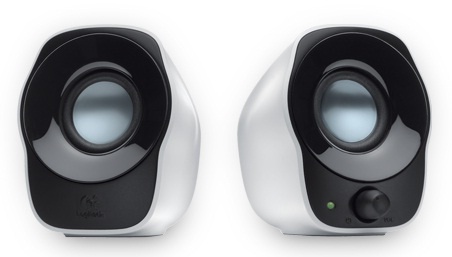 Logitech Bocinas para Computadora Stereo Z120, Alámbrico, 2.0, 1.2W RMS, Negro/Blanco