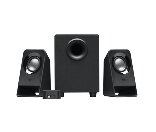 Logitech Bocinas Multimedia con Subwoofer Z213, Alámbrico, 2.1, 7W RMS, Negro