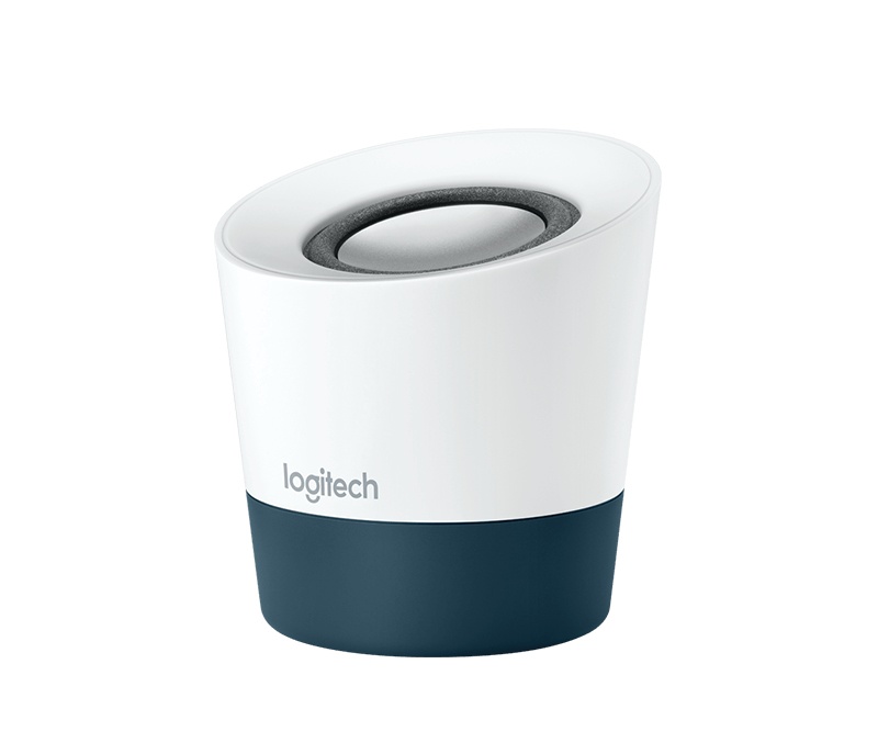 Logitech Bocina Portátil Z51, Alámbrico, 5W, USB, Blanco