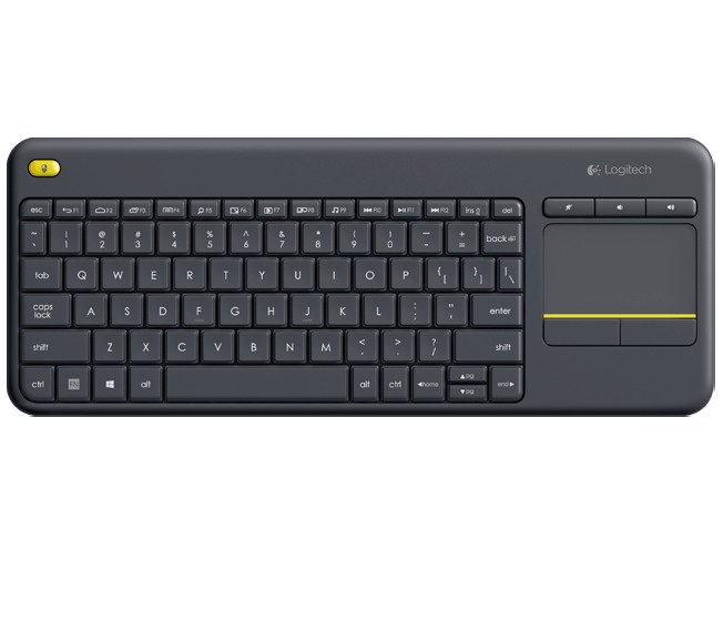 Teclado Logitech K400 Plus TKL, Inalámbrico, USB, Negro, Español