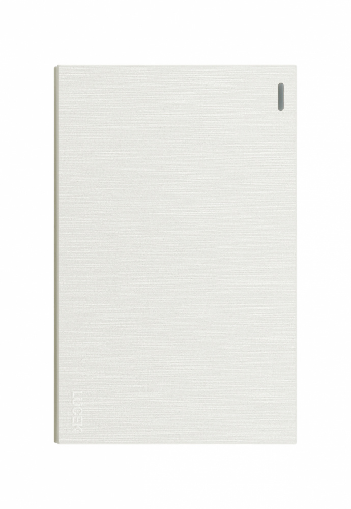 Lucek Placa Plana con Apagador BF01-B, 1 Interruptor, Blanco