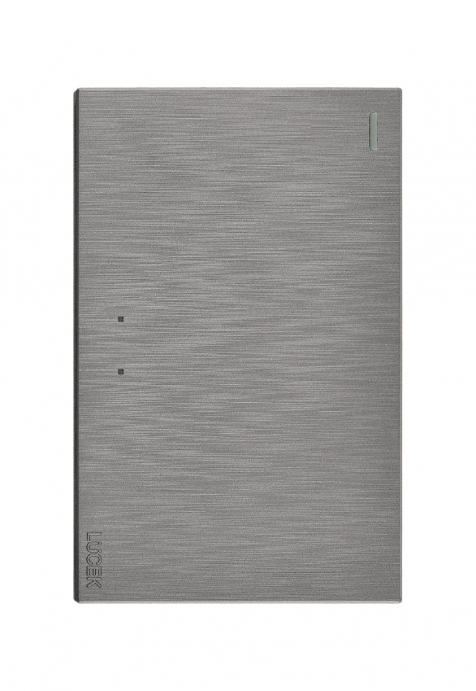 Lucek Placa de Pared BF01/3-P, 1 Interruptor, 127 - 250V, 16A, Plata