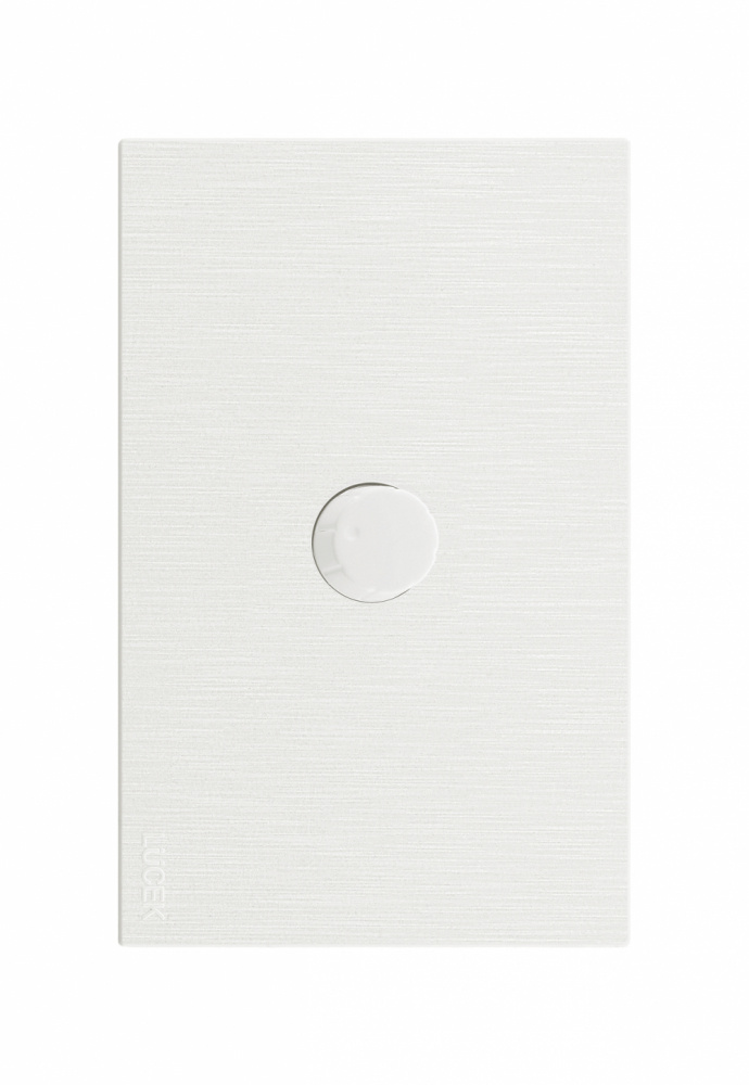 Lucek Placa Plana con Dimmer BF04-B, 250V, 16A, Blanco