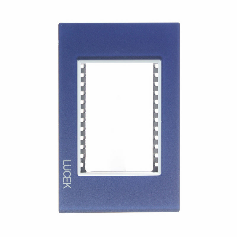 Lucek Placa de Pared PP030-KA, 3 Puertos, Azul