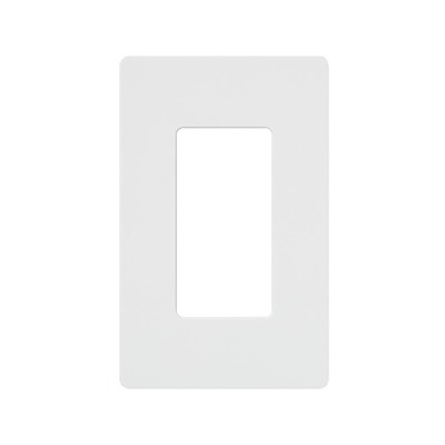 Lutron Placa de Pared, 1 Espacio, Blanco