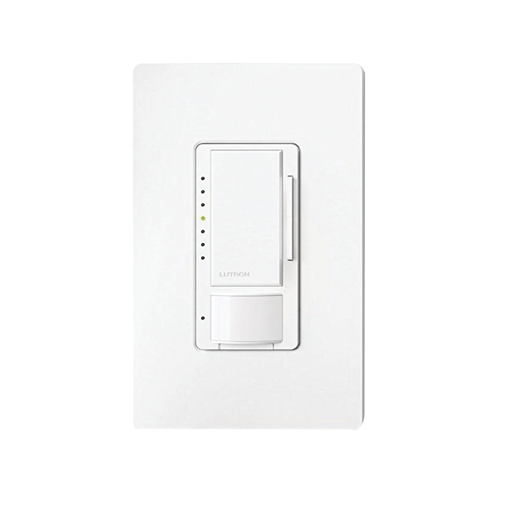 Lutron Atenuador con Sensor MSCLOP153MWH, 120V, 600W, Blanco