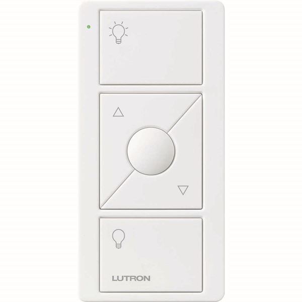 Lutron Interruptor de Luz Inteligente de 3 Botones PICO, RF Inalámbrico, Blanco