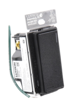 Lutron Atenuador RRSTRSMN, Botones, 1 Módulo, Negro