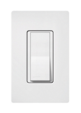 Lutron Interruptor SC1PSSWL, 120V, 15A, Blanco