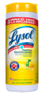Lysol Toallas Desinfectantes, 35 Piezas