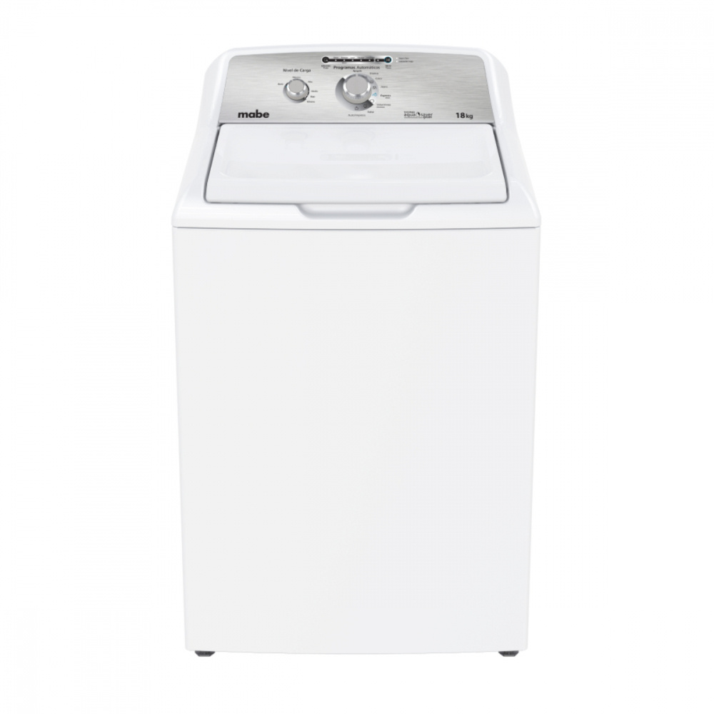 Mabe Lavadora de Carga Superior Aqua Saver Green, 18kg, Blanco