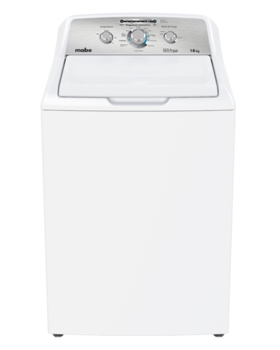 Mabe Lavadora de Carga Superior LMA78113CBAB0, 18kg Lavado, Blanco