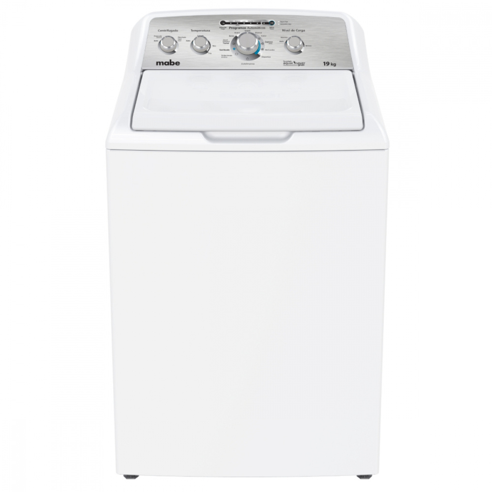 Mabe Lavadora de Carga Vertical LMA79114SBAK0, 19kg, Blanco