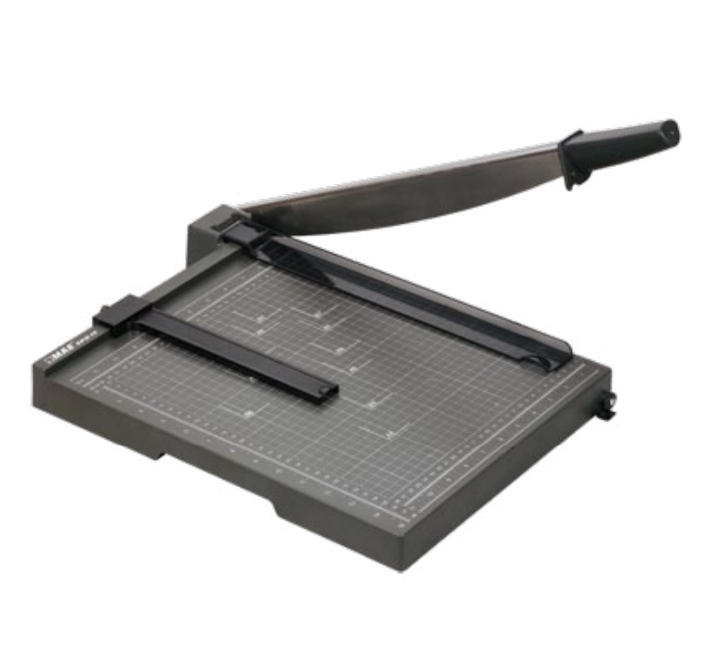 MAE Guillotina GPO-15 hasta 10 Hojas, con Escala de Medición, Base de Plástico