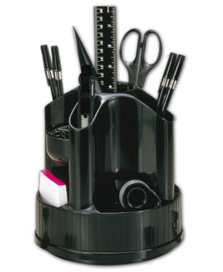 MAE Organizador Giratorio de Escritorio OGE-30A, Negro