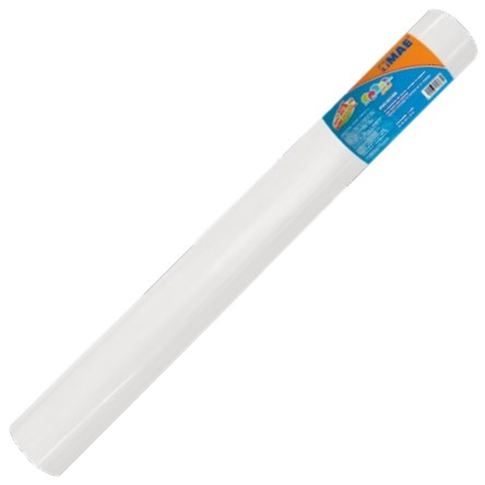 MAE PVC Autoadherible PVC-4510B, 1 Rollo de 45cm x 10 Metros, Blanco