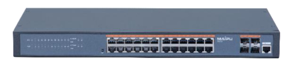 Switch Maipu IS230-28TP-AC, 24 Puertos Gigabit Ethernet 10/100/1000 24 x PoE+ 380W 24 x PoE+ 380W, 4 Puertos SFP, 56 Gbit/s, Administrado