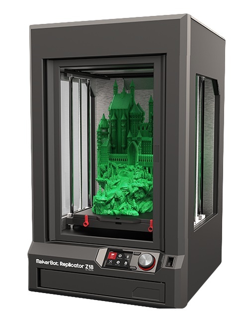 MakerBot Impresora 3D Replicator Z18, Inalámbrico, USB, 30.5 x 30.5 x 45.7cm, Negro