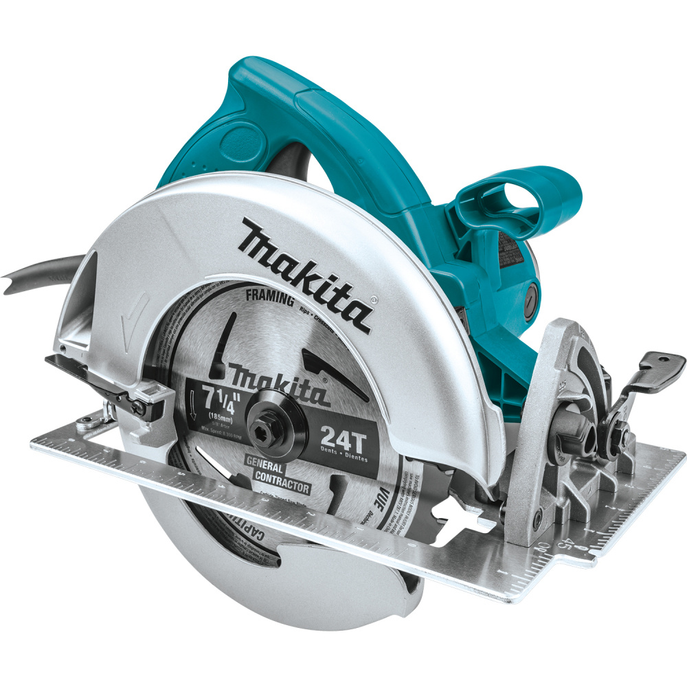 Makita Sierra Circular 5007NK, 1800W, Alámbrica, Turquesa