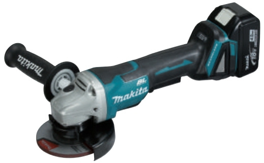 Makita Mini Esmeril Angular DGA458Z, 18V, 4-1/2", Turquesa