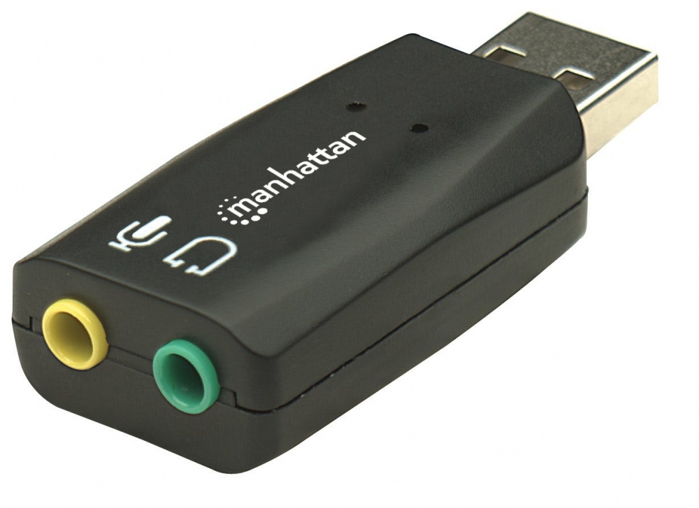 Manhattan Adaptador de Audio 3-D USB de Alta Velocidad, 5.1